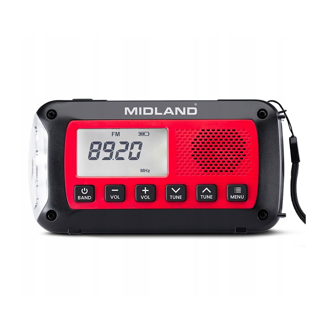 Midland ER100 Radio za Hitne Slučajeve s Baterijom 2600mAh-0