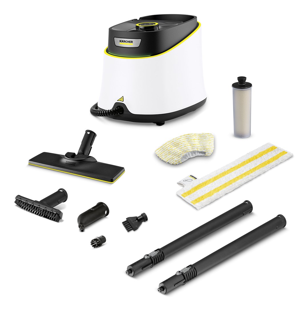 Parni čistač KARCHER SC 3 Deluxe (1 L, 1900 W, Crna, Bijela)