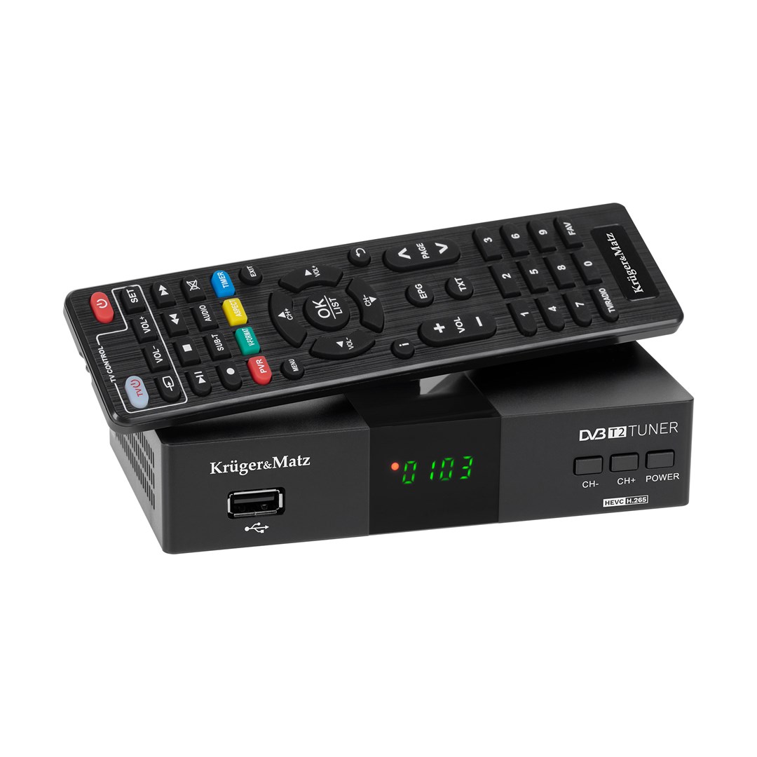 DVB-T2 prijemnik KRUGER & MATZ (h.265, hevc)