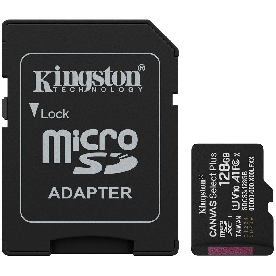 Memorijska kartica KINGSTON Canvas Select Plus 128GB + Adapter-1