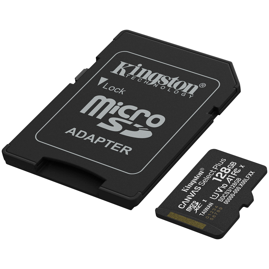 Memorijska kartica KINGSTON Canvas Select Plus 128GB + Adapter-3