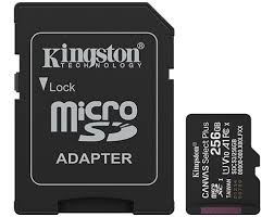 MEM SD MICRO 256GB Kingston Canvas Select Plus + Adapter SDCS3/256GB-0
