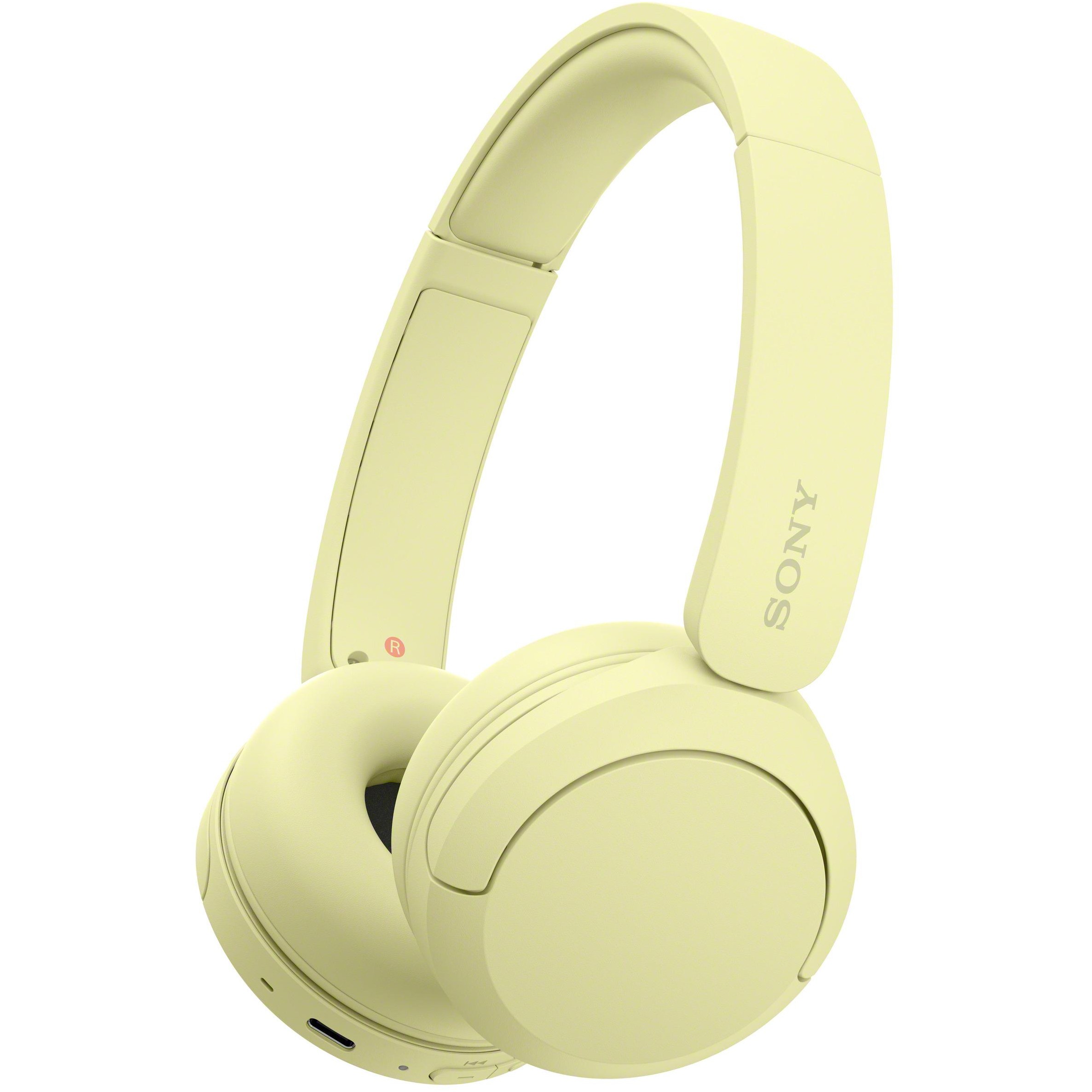 Slušalice SONY WH-CH520 On-Ear žute (bežične, Bluetooth)-1