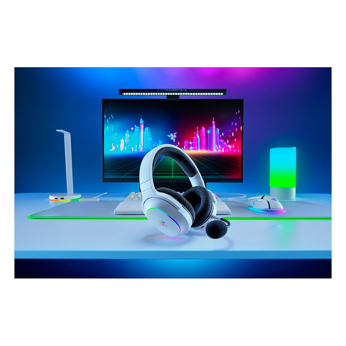 Slušalice RAZER Barracuda X Chroma Headset bežični (Bluetooth, USB Type-C, crna, bijela)-1