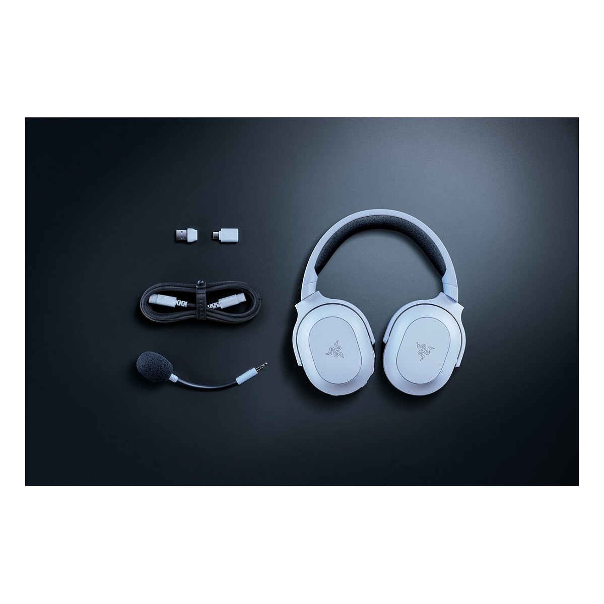 Slušalice RAZER Barracuda X Chroma Headset bežični (Bluetooth, USB Type-C, crna, bijela)-4