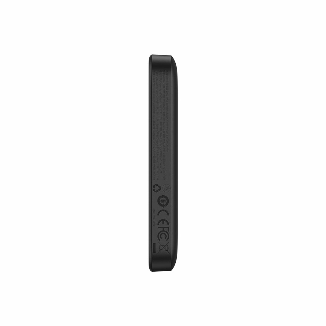 Power bank BASEUS P10059002113-00 (6000 mAh, bežično punjenje, crna)-6