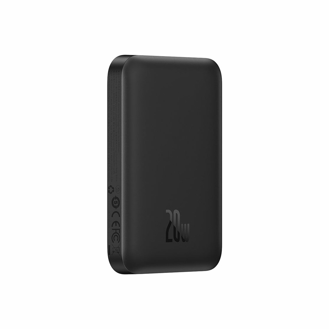 Power bank BASEUS P10059002113-00 (6000 mAh, bežično punjenje, crna)-2
