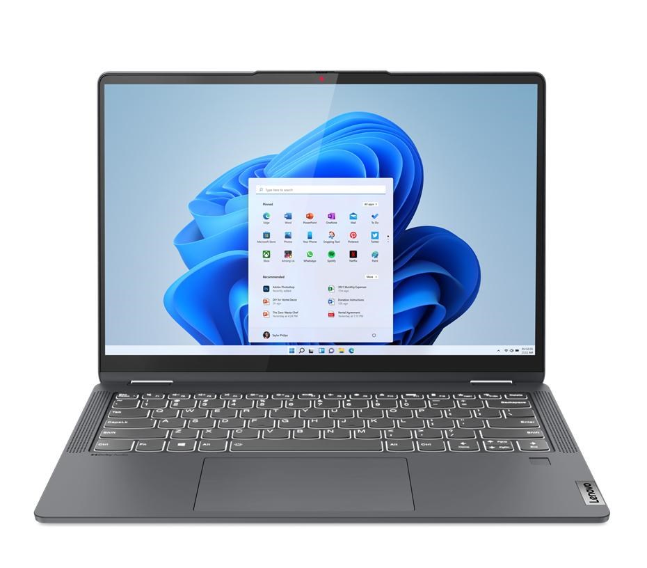 Laptop LENOVO IdeaPad Flex 5 Hybrid (2-in-1) 35.6 cm (14") Touchscreen WUXGA, Intel® Core™ i3 i3-1215U, 8 GB RAM, 256 GB SSD, Wi-Fi 5, Windows 11 Home - NOVO-1