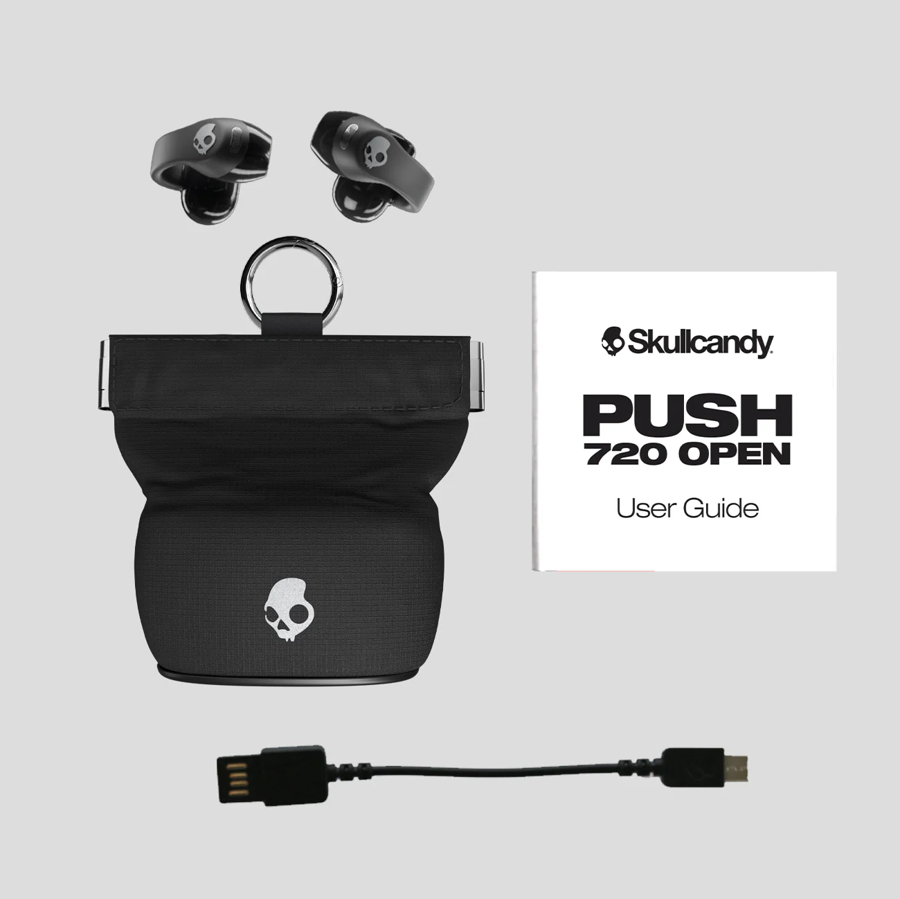 Slušalice SKULLCANDY PUSH 720, TW, black / silver-10