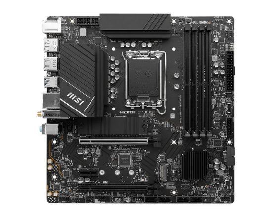 Motherboard MSI PRO B760M-A WIFI DDR4 (micro ATX, Intel B760, LGA 1700)-0