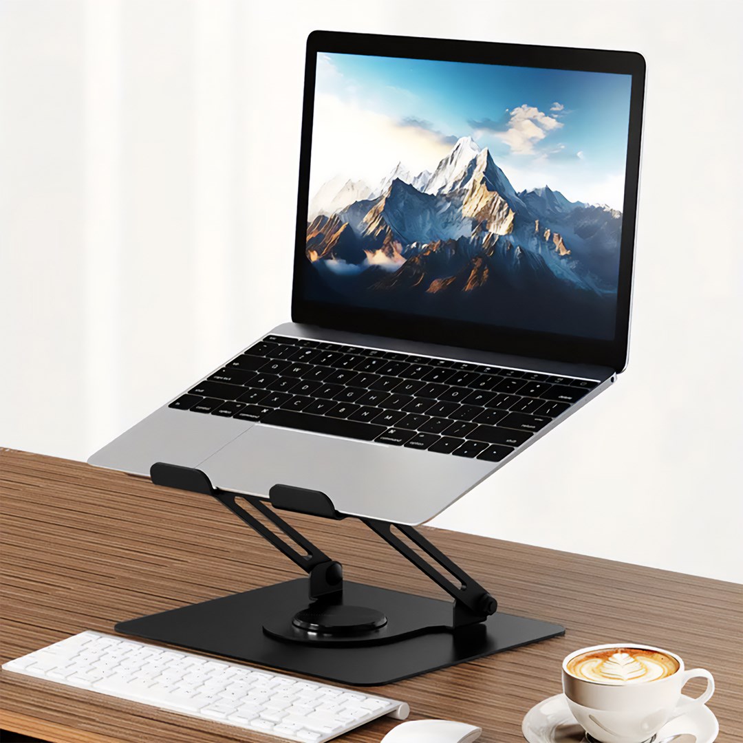 Stalak za laptop MEDIA-TECH ROTO MT2662 (za laptope 10"-17", crni)-8