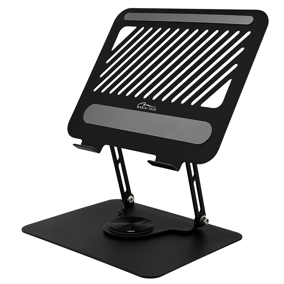 Stalak za laptop MEDIA-TECH ROTO MT2662 (za laptope 10"-17", crni)-4
