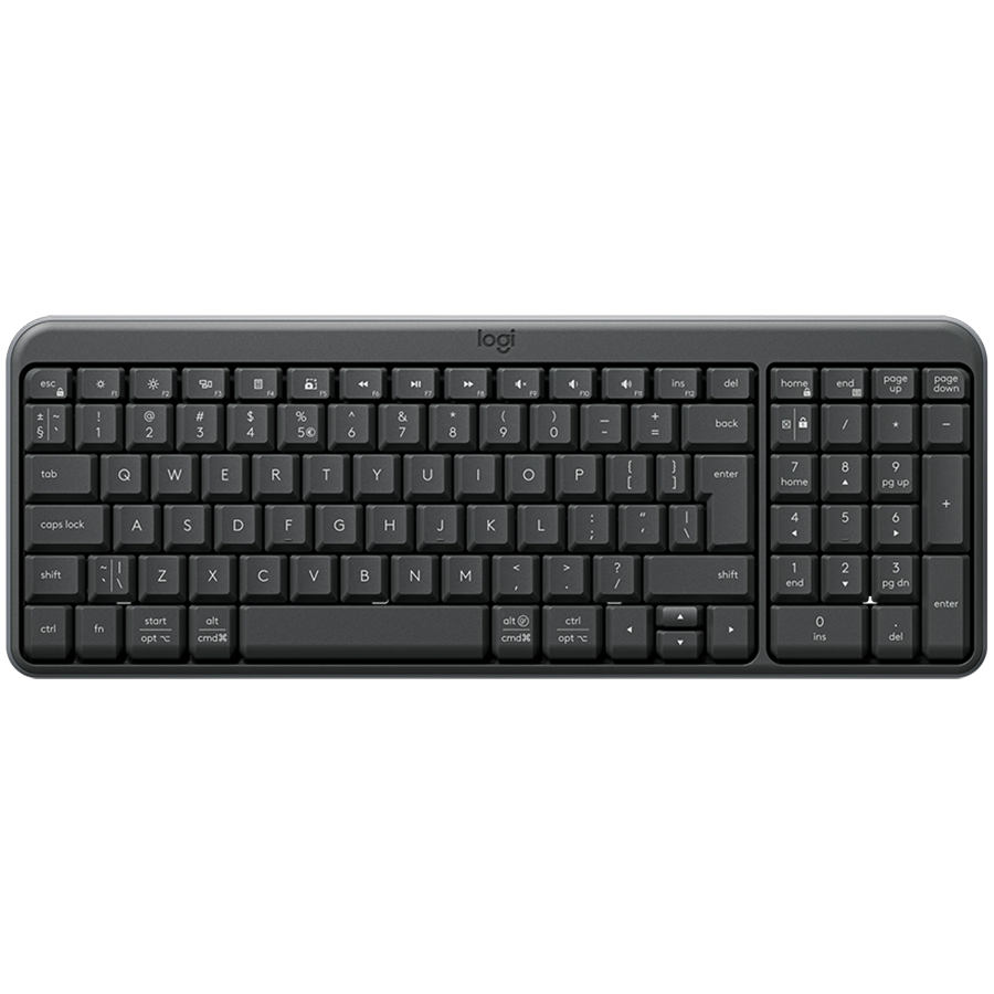 Bežični set LOGITECH MK250, Graphite, US INT'L, 2.4GHz/BT-1