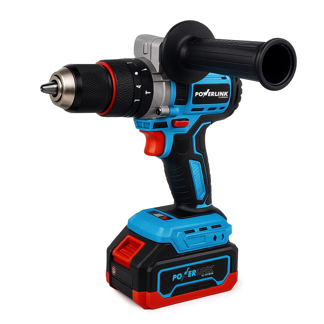 Aku udarna bušilica EXTRALINK EX.14206 (20V, 2x 2.0Ah, 50Nm, brushless)