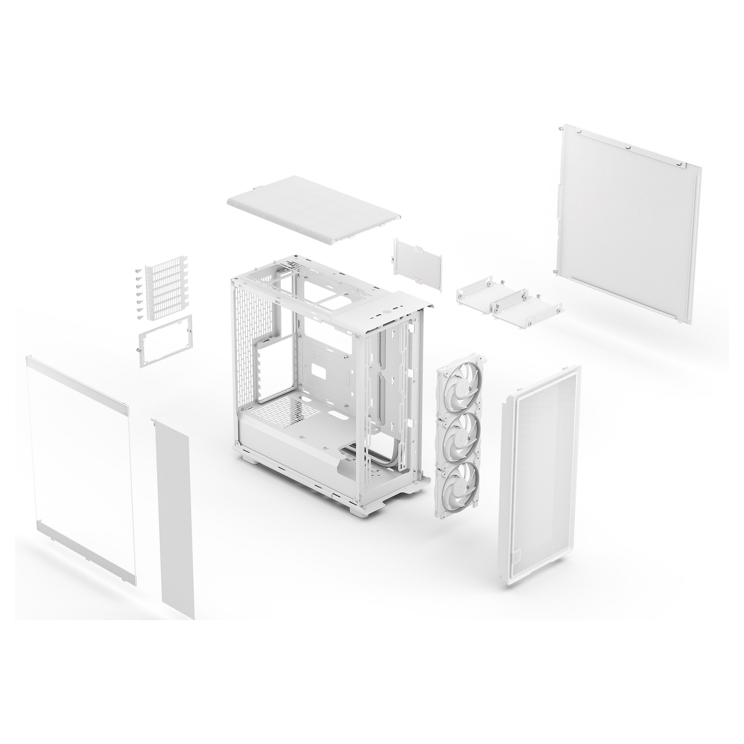 Fractal Design EPOCH WHITE TG RGB CLEAR TINT-17