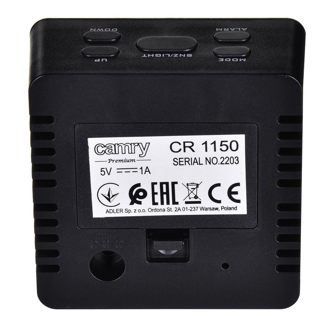 Budilica CAMRY CR 1150B (LED display)-5