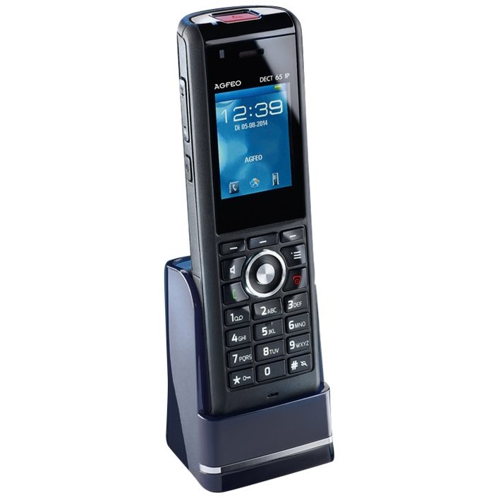 DECT telefon AGFEO DECT 65 IP crna boja