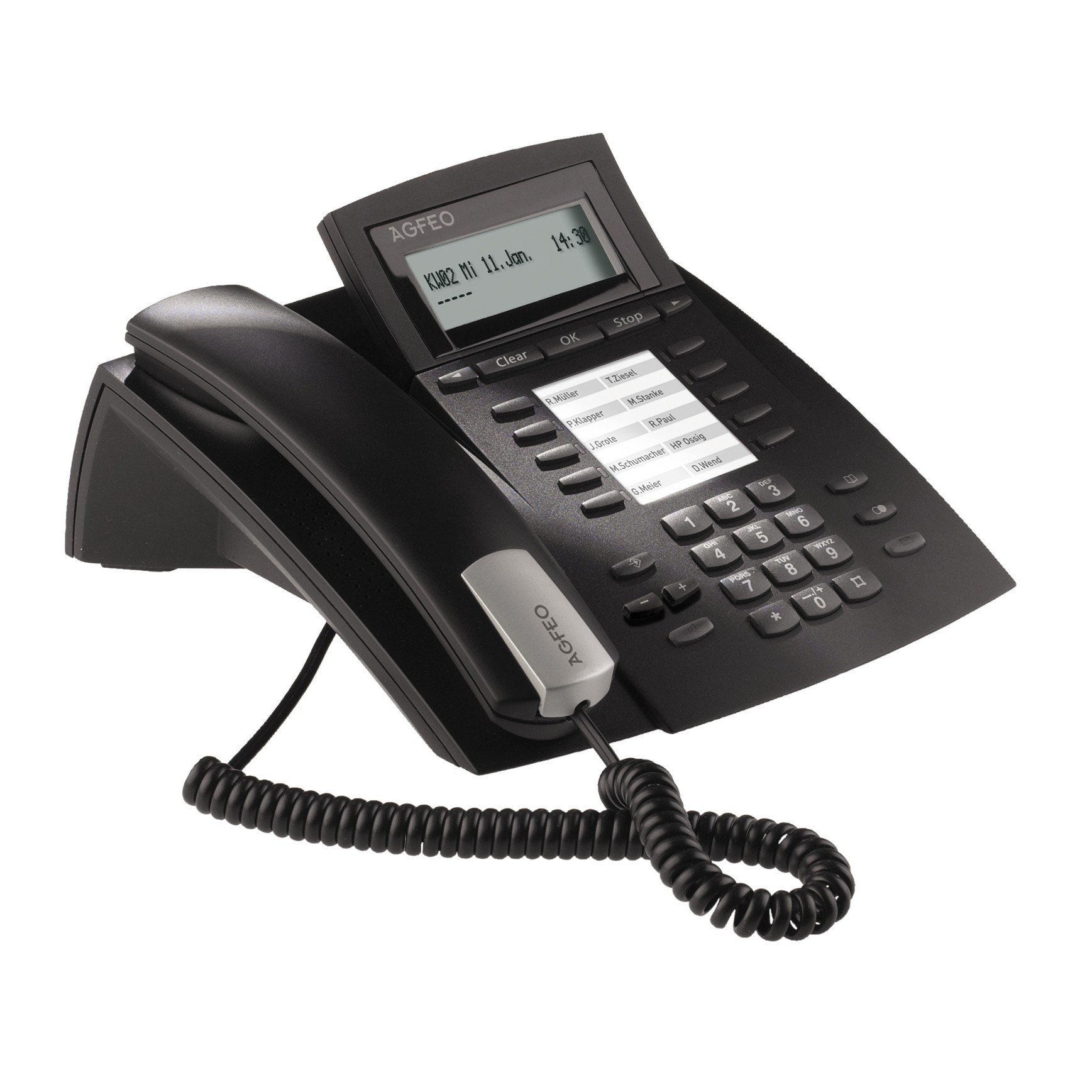 Telefon AGFEO ST 22 IP crna boja (2 linije)