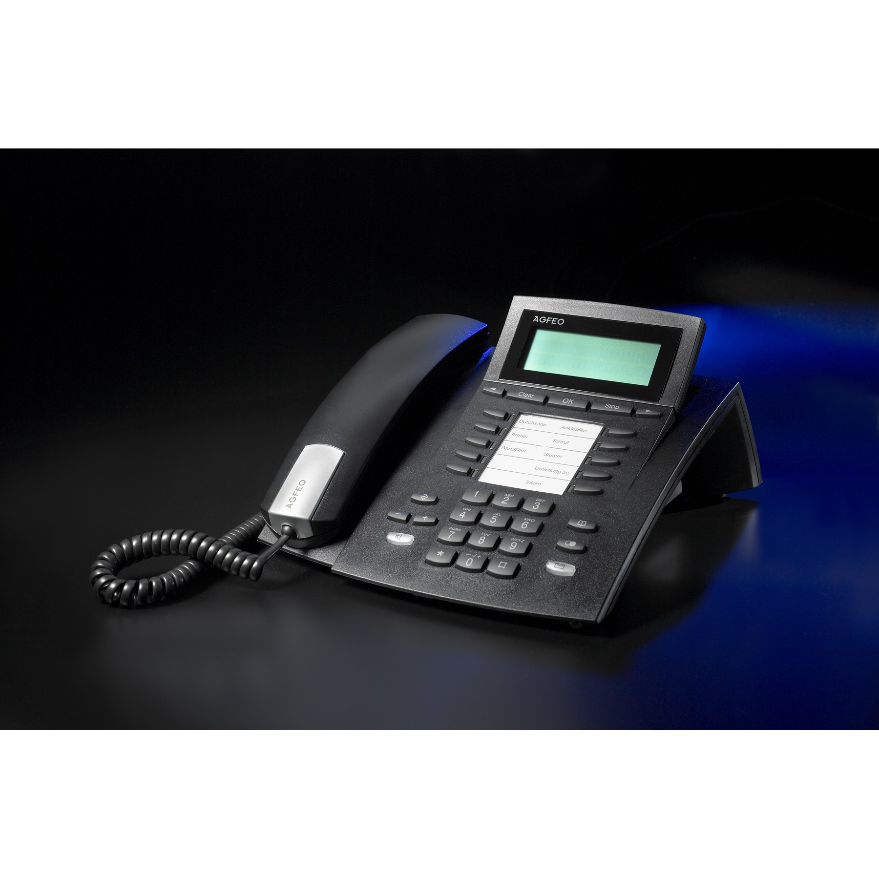 Telefon AGFEO ST 22 IP crna boja (2 linije)-1