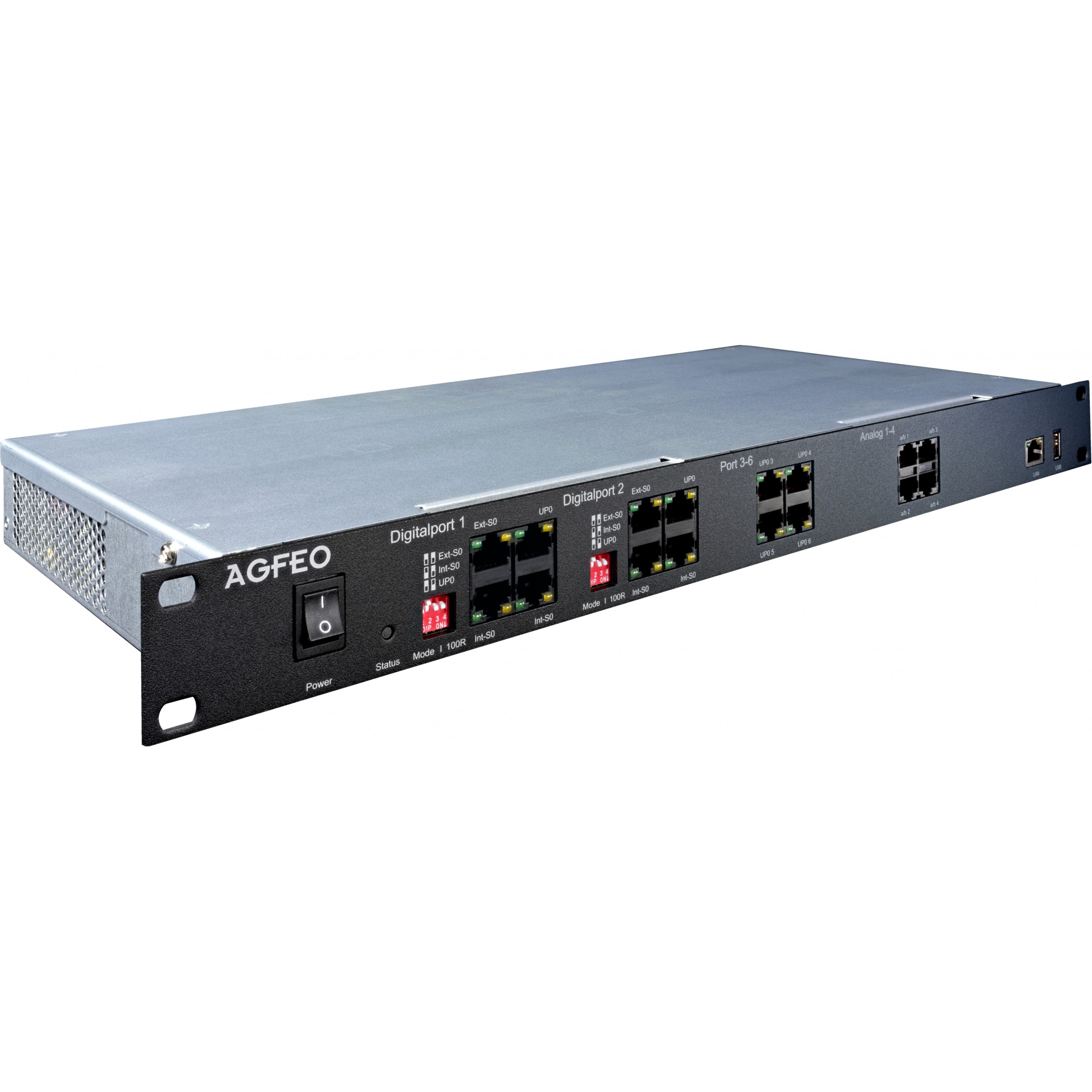 IP komunikacijski server AGFEO ES 628 IT crna boja-0