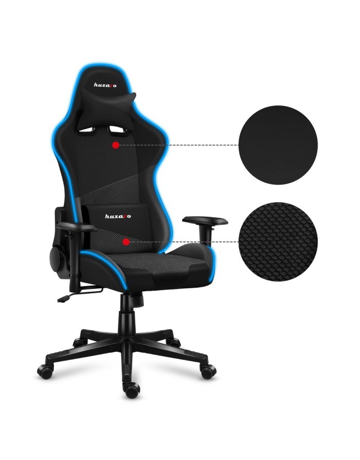 Huzaro Force 6.2 RGB PC gaming chair Bucket (cradle) seat Black-5