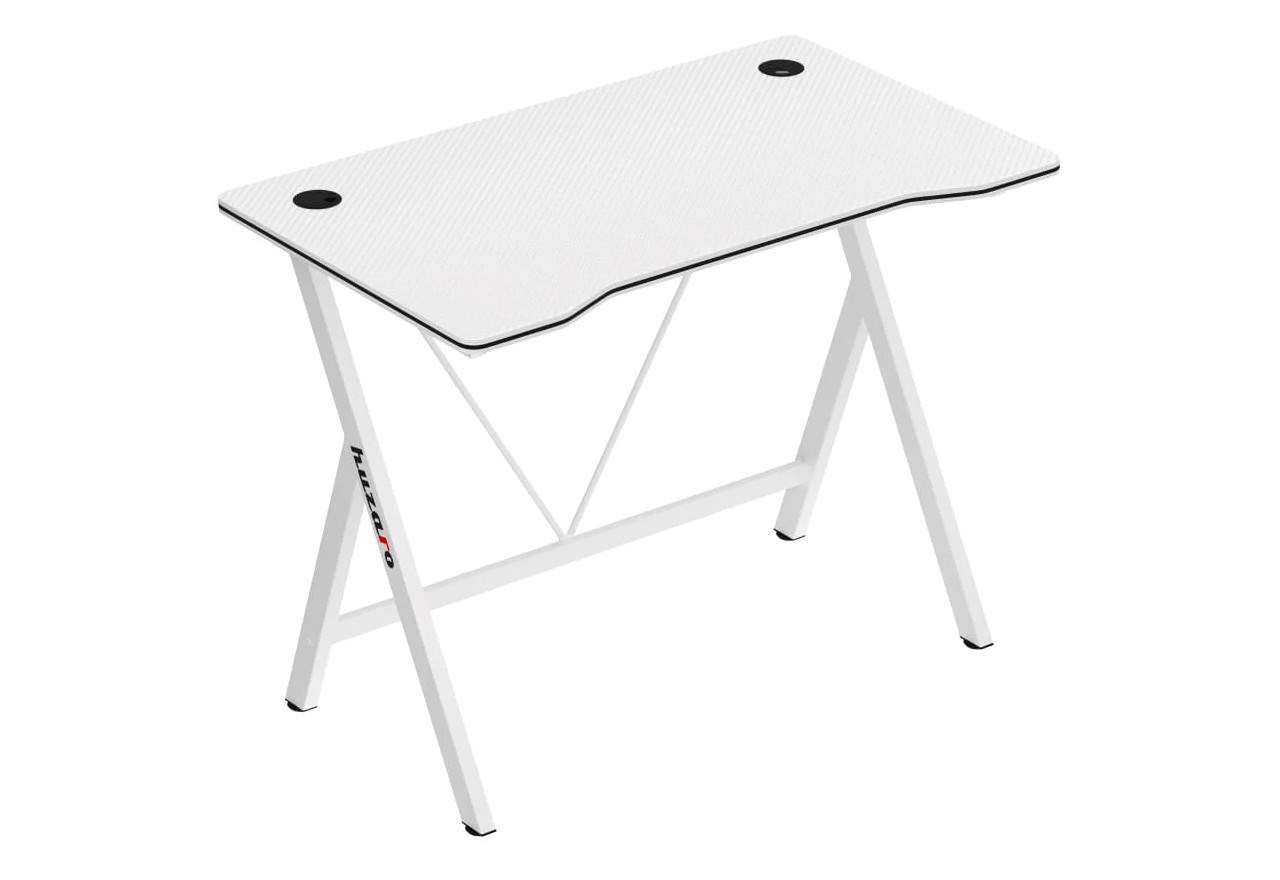 Huzaro Hero 1.4 White - gaming desk, white-1