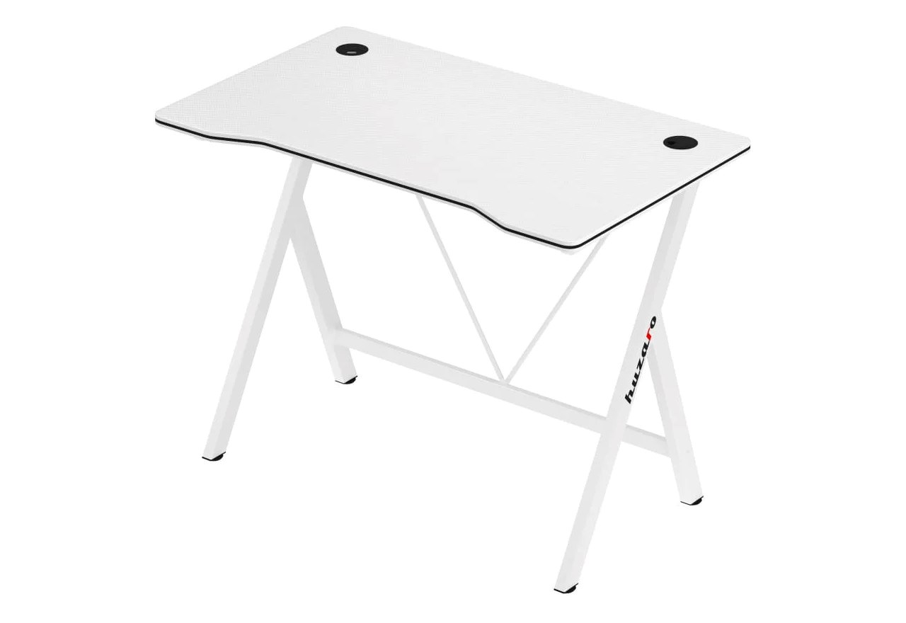 Huzaro Hero 1.4 White - gaming desk, white-0