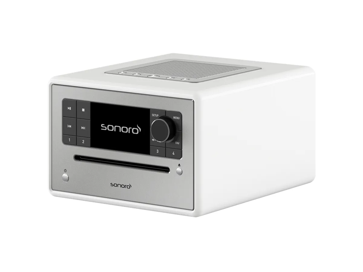 Mrežni receiver SONORO Elite bijeli srebrni