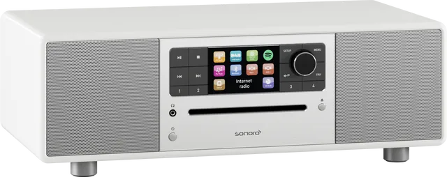 Mrežni receiver SONORO Prestige bijeli srebrni-0