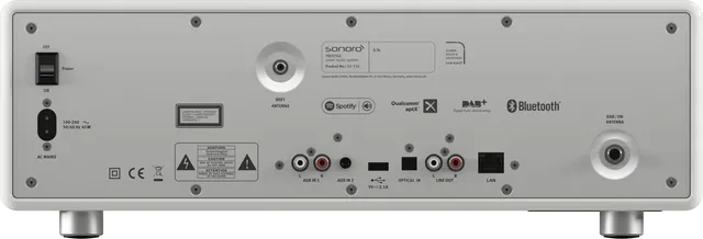 Mrežni receiver SONORO Prestige bijeli srebrni-2