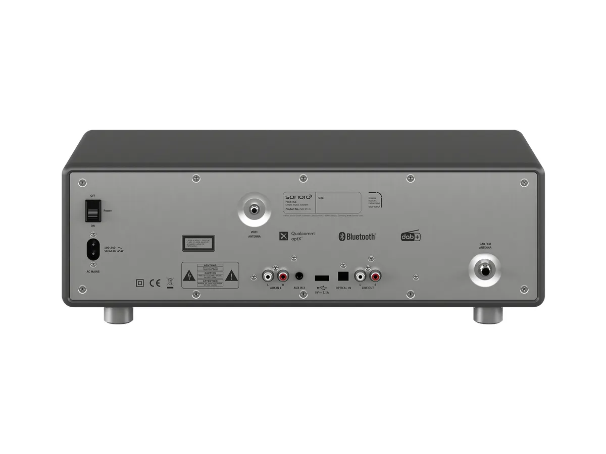Mrežni receiver SONORO Prestige grafit srebrni-1