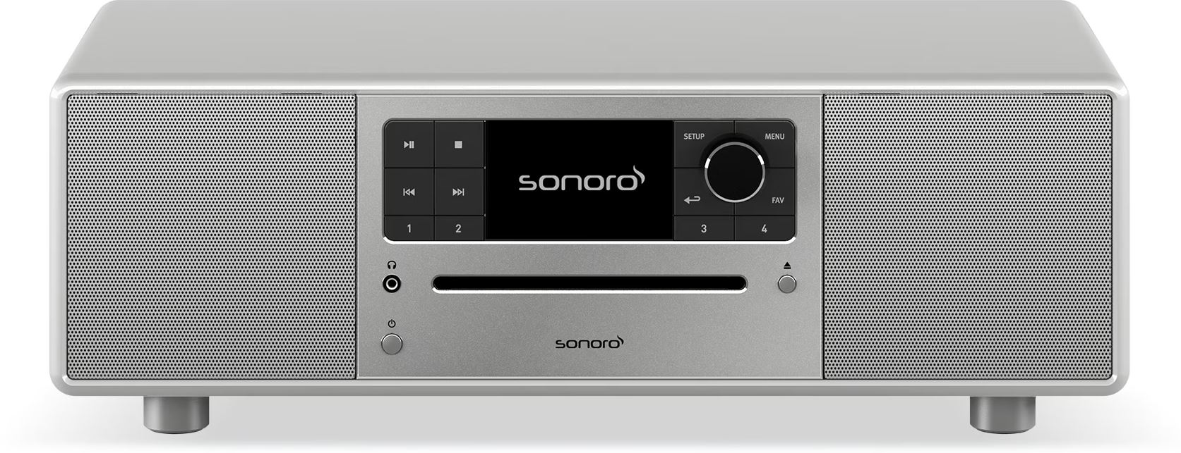 Mrežni receiver SONORO Prestige srebrni-0