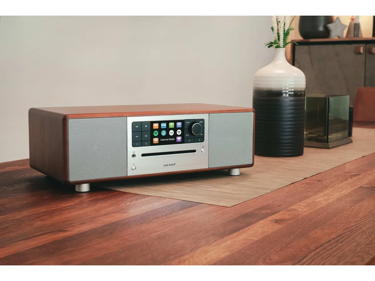 Mrežni receiver SONORO Prestige walnut srebrni-3