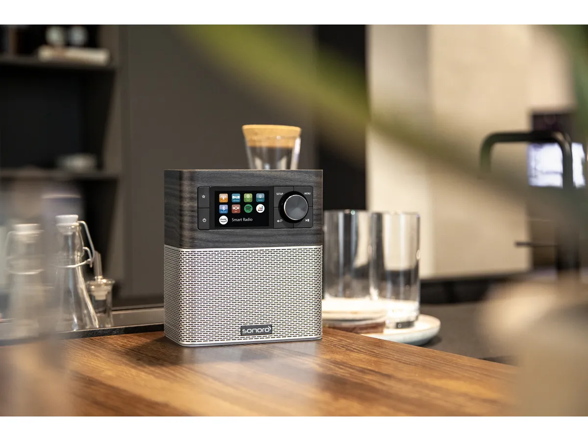 Internet radio SONORO Stream bog oak decor srebrni-4