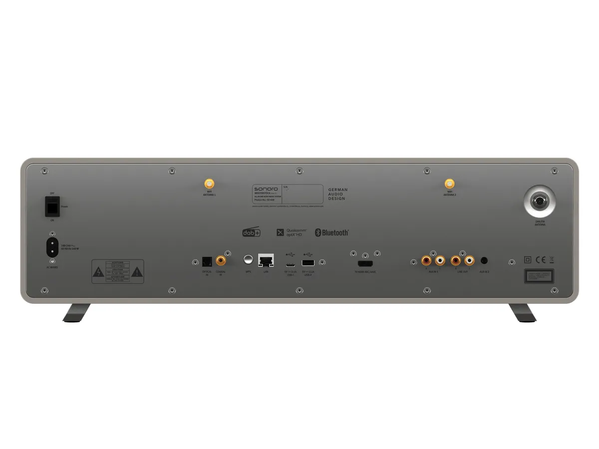 Mrežni receiver SONORO Meisterstück Gen.2 sandstone sivi-1