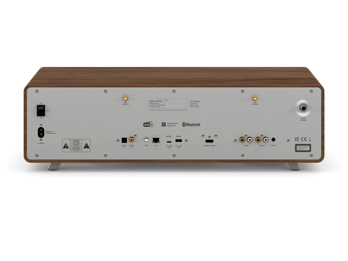 Mrežni receiver SONORO Meisterstück Gen.2 walnut srebrni-1
