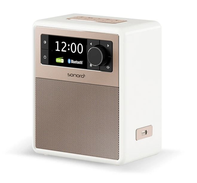 Prijenosni radio SONORO Easy rose bijeli-1