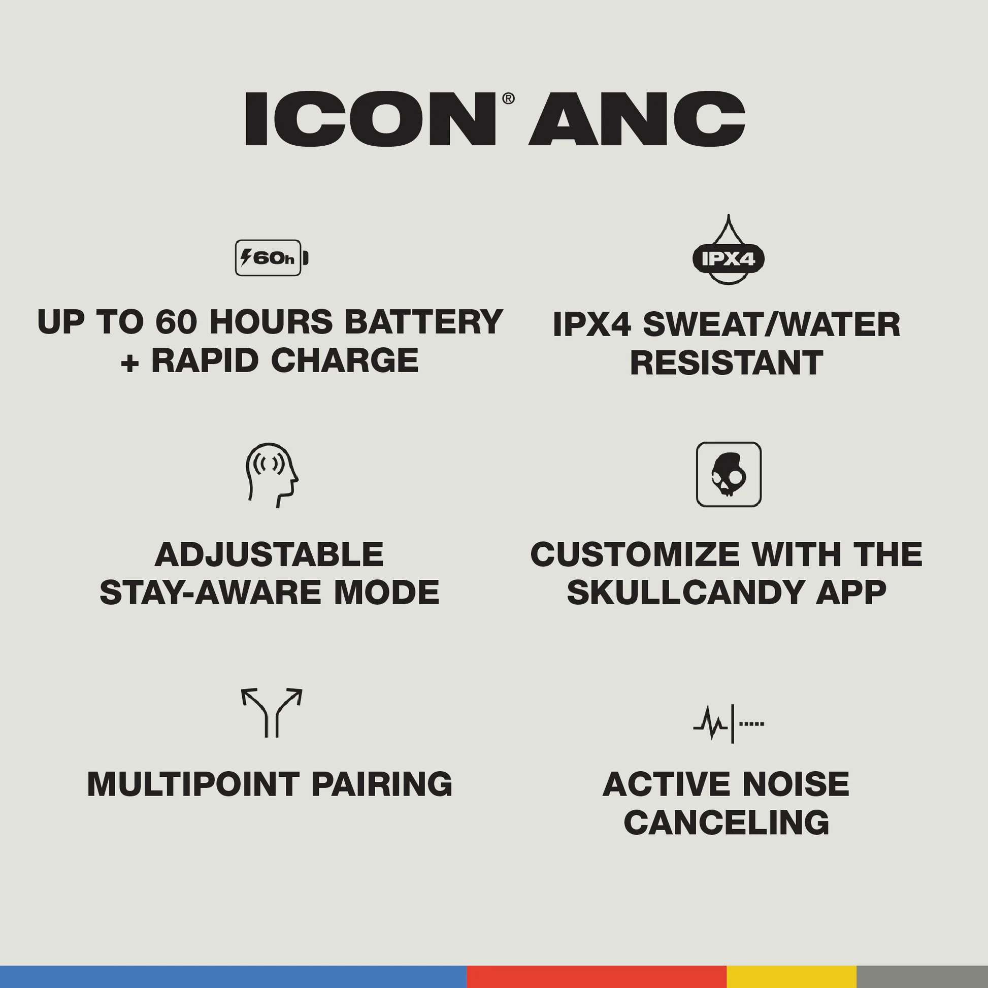 Slušalice SKULLCANDY ICON ANC, crne-5