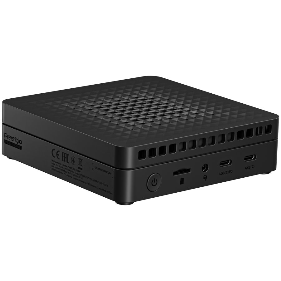 Mini PC PRESTIGIO Solutions PSMPC100 (Intel N100, 8GB RAM, 256GB SSD, Win 11 Pro Trial)-0