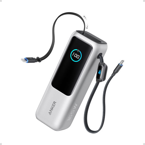 Prijenosna baterija ANKER Powerbank 25000 mAh, USB-C, 165W, srebrna-7