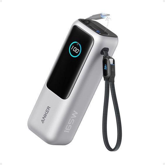 Prijenosna baterija ANKER Powerbank 25000 mAh, USB-C, 165W, srebrna-8