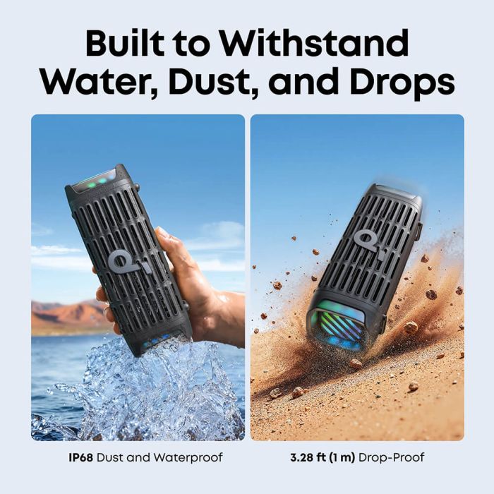 Prijenosni Bluetooth zvučnik ANKER Soundcore Boom 3i crni (IP68 , Bluetooth, 16h baterija)-4