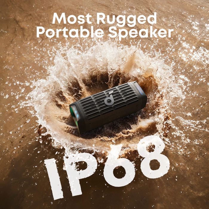 Prijenosni Bluetooth zvučnik ANKER Soundcore Boom 3i crni (IP68 , Bluetooth, 16h baterija)-6