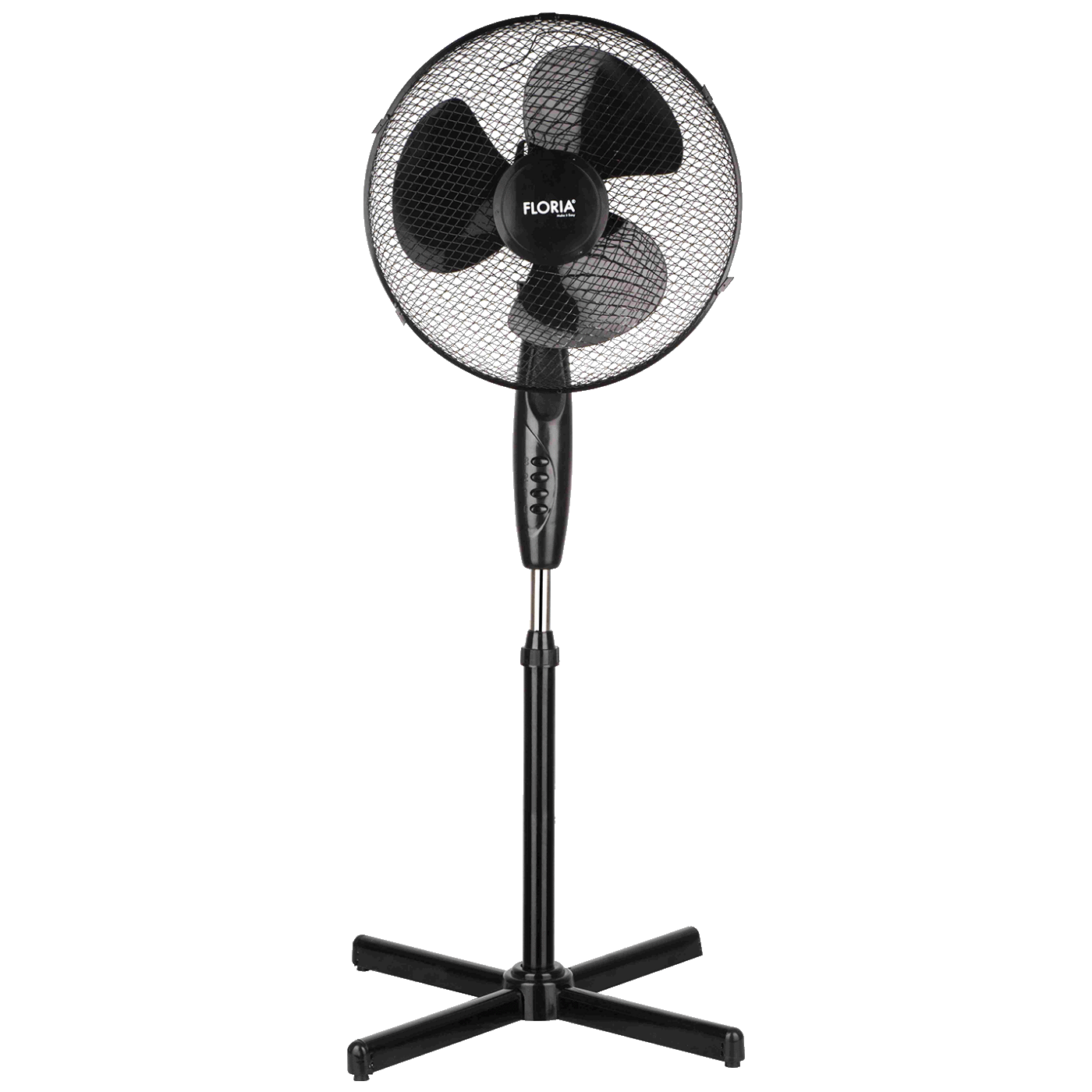 Ventilator FLORIA ZLN0996 (promjer 40 cm, 40 W, 3 brzine, oscilirajuća glava, podesiva visina)