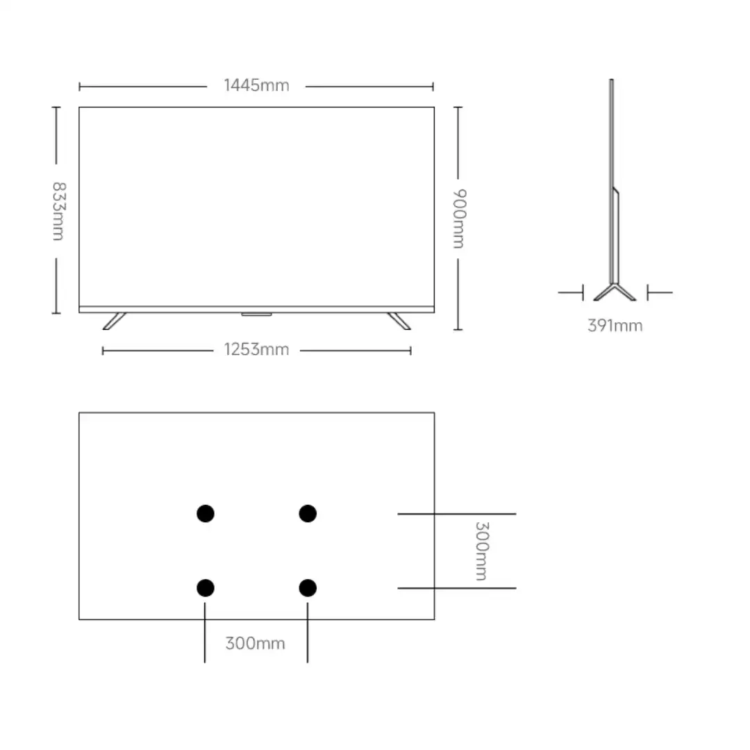 TV XIAOMI A Pro 65 O39PP-EU (165 cm, QLED, 4K, 60 - 120 Hz)-8
