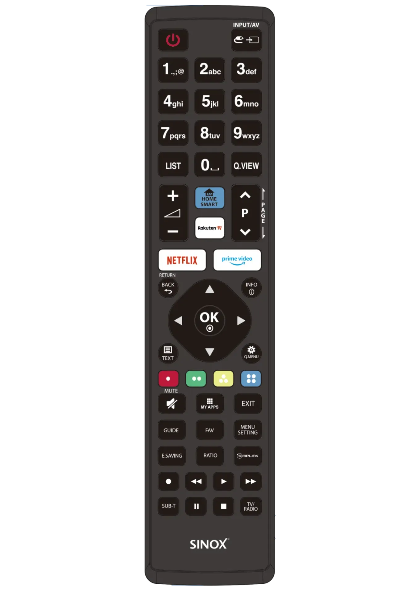 Daljinski upravljač SINOX SXR1240 za LG TV-0