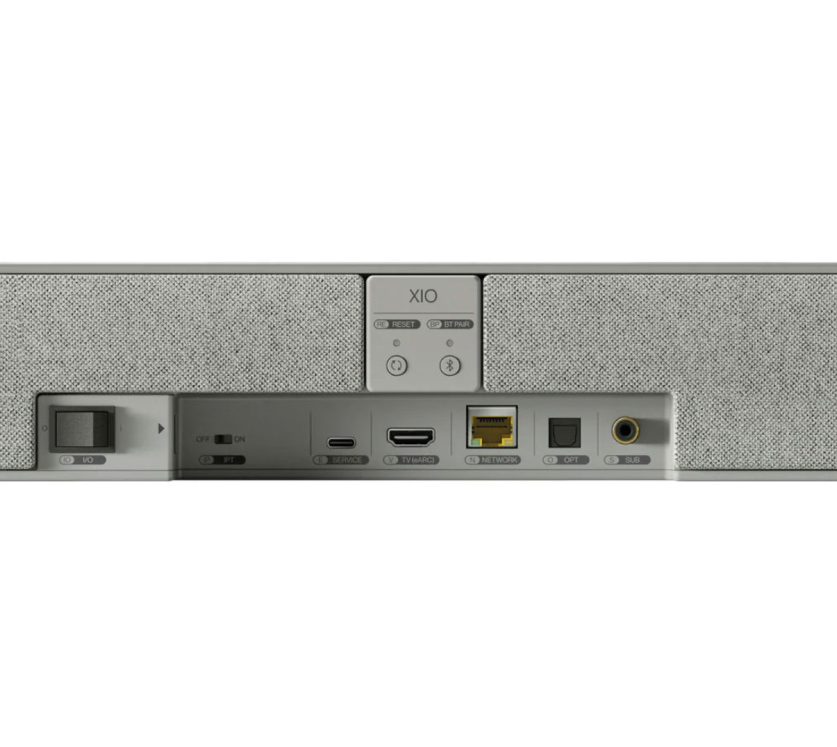Soundbar KEF XIO silver grey-4