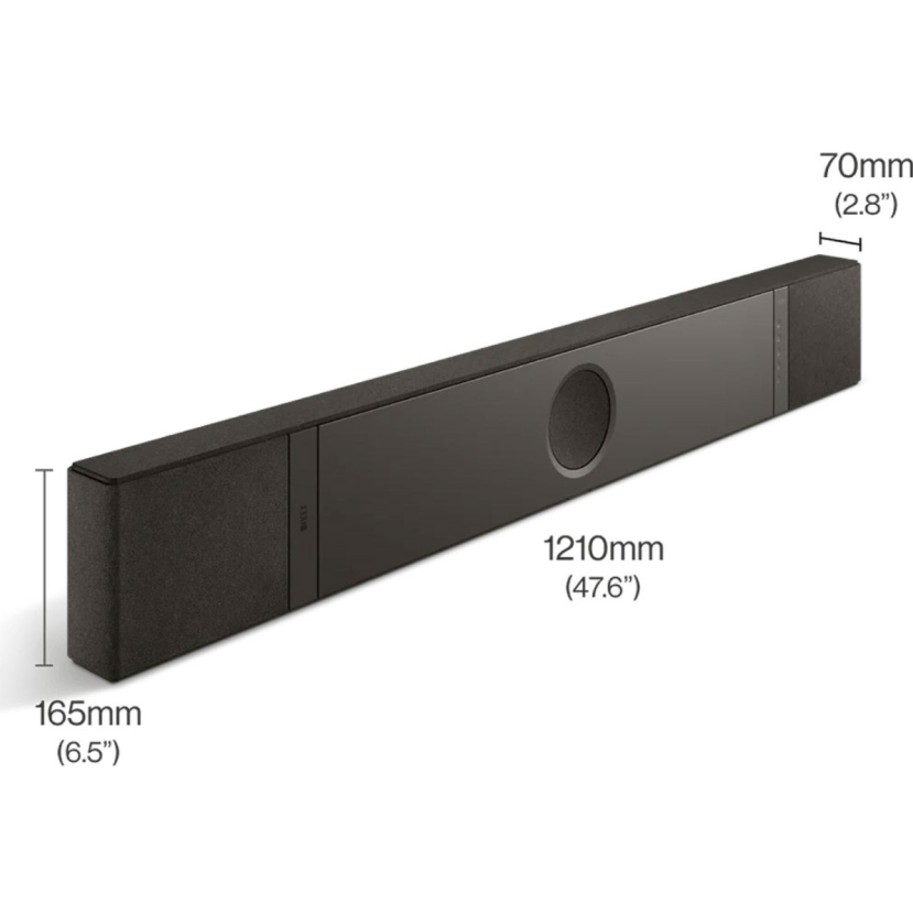Soundbar KEF XIO slate black-4
