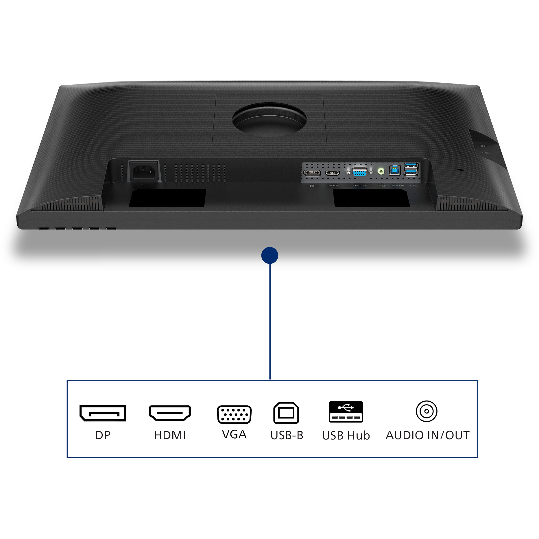 Monitor PHILIPS 24B2N3200J/00 24" FHD (1920x1080) IPS, Pivot, 120Hz, 300 cd/m2, 15001, VGA/HDMI/DP, USB Hub, zvučnici, crni-10