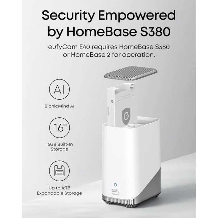 Komplet sigurnosnih kamera ANKER Eufy Security eufyCam E40 (2 kamere + baza)-5